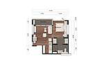 One Bedroom - (A3)-35.0 SQ.M.