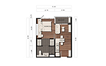 One Bedroom - (A1B)-31.1 SQ.M.