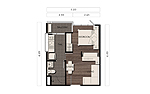 One Bedroom - (A2A)-30.65 SQ.M.