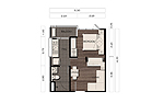 One Bedroom - (A2B)-31.1 SQ.M.