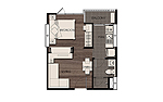 One Bedroom - (A2C)-31.3 SQ.M.
