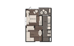 One Bedroom - (A2HS)-34.8 SQ.M.